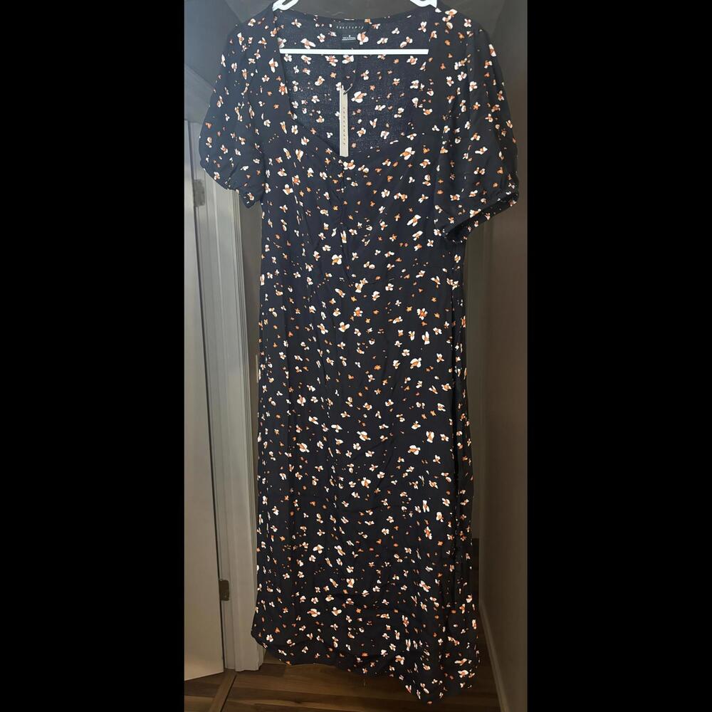 Women's Black Sanctuary Sweetheart Neck Puff-Sleeve 8 - Picture 3 of 5